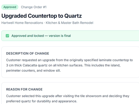 Taleef ChangeLink product screenshot